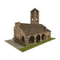 Modello Di Pietra Domus Kits Rustico - Kit Per Costruire Una Casa In Stile Rustico, Scala 1:24 - Foto 11
